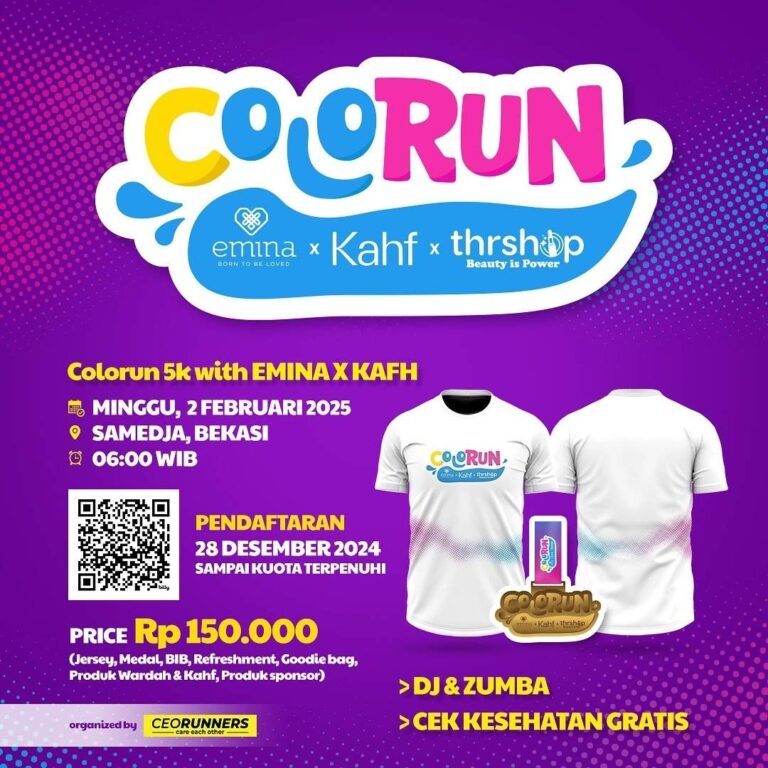 COLORUN 5K emina X Kahf X THRShop